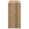 vidaXL Dressoir met lade Artisan Eiken 100 x 30 x 59,5 cm Bewerkt hout
