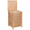 vidaXL Wasmand 45x45x65 cm massief walnotenhout