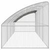 vidaXL Kippenhok 4 pcs Zilver 800 x 200 x 200 cm Staal en PE