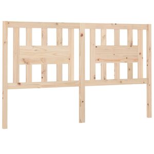 vidaXL Hoofdbord 206x4x100 cm massief grenenhout