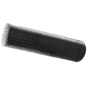vidaXL Hexagon Hek 0,4 x 10 m PVC Grijs