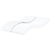 vidaXL Schuimmatras hardheid H2 H3 200x200 cm wit