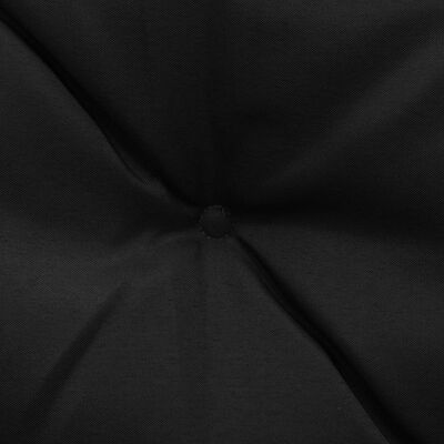 vidaXL Schommelstoelkussens 2 st 50 cm stof zwart en grijs