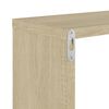 vidaXL Wandschappen kubus 6 st 26x15x26 cm sonoma eikenkleurig