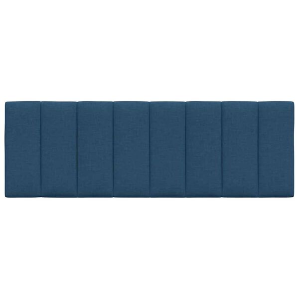 vidaXL Hoofdbordkussen "Hanko" 120 cm stof blauw