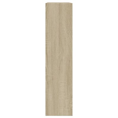 vidaXL Schoenenkast 80x21x87,5 cm bewerkt hout sonoma eikenkleurig