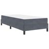 vidaXL Boxspringbed met matras Donkergrijs 80 x 200 cm Stof