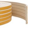 vidaXL Zelfklevende raamafdichting Wit 8 x 3 mm 50 m EPDM-schuim