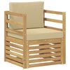 vidaXL Tuinbank Polyester Wit