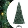 vidaXL Artificial Pre-lit Kerstboom met Ballenset Groen 500 cm PVC