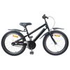 vidaXL Kinderfiets 22 Inch voor 7-12 jaar oud Zwart