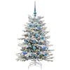 vidaXL Kunstmatige Inklapbare Kerstboom Wit 120 cm PE en PVC