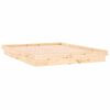 vidaXL Bedframe LED massief hout 160x200 cm
