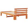 vidaXL Bedframe Wasbruin 100 x 200 cm Massief grenenhout