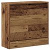 vidaXL Schoenenkast 60 x 21 x 57 cm Bewerkt hout Oudhout