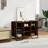 vidaXL Schoenenkast 90x38x61,5 cm bewerkt hout gerookt eikenkleurig
