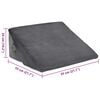 vidaXL Wedge Kussen Anders Grijs
