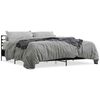 vidaXL Bedframe bewerkt hout metaal zwart 200x200 cm