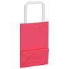 vidaXL Papieren zakken 50 st met hengsels 15x8x21 cm roze