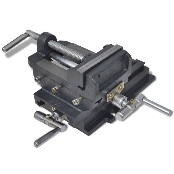 vidaXL Bankschroef handmatig 78 mm