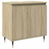 vidaXL Badkamerkast 58x33x60 cm bewerkt hout sonoma eikenkleurig