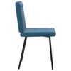 vidaXL Eetkamerstoelen 2 st fluweel blauw