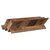 vidaXL Tijdschrift Rek Oudhout 90 x 53 x 28,5 cm Bewerkt hout