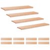 vidaXL Trapmatten 12 st Naturel 120 x 25 x 2 cm Massief beukenhout