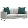 vidaXL Sofa Kussens 2 pcs Donkergroen 60 x 60 cm Stof