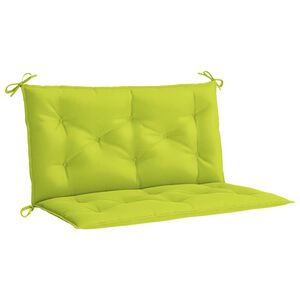 vidaXL Tuinbankkussen 100x(50+50)x7 cm oxford stof felgroen