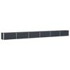 vidaXL Plantenbak Antraciet 580 x 50 x 45 cm Gegalvaniseerd staal