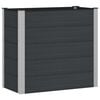 vidaXL Verhoogde plantenbak Zwart 100 x 50 x 91 cm WPC en Aluminium