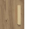 vidaXL Dressoir Artisan Eiken 34,5 x 34 x 90 cm Bewerkt hout