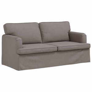 vidaXL Bank Taupe 162 x 80 x 85 cm Stof