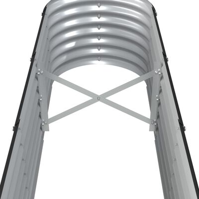 vidaXL Plantenbak 260x40x36 cm gepoedercoat staal antracietkleurig