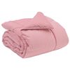 vidaXL Winter Dekbed Gekwilt Roze 200 x 240 cm Microfiber
