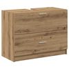 vidaXL Badkamer Kast Artisan Eiken 78 x 37 x 59 cm Bewerkt hout