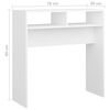 vidaXL Wandtafel 78x30x80 cm bewerkt hout wit