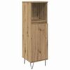 vidaXL Badkamermeubelset met plank 3 pcs Artisan Eiken Bewerkt hout
