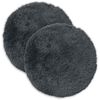 vidaXL Kussensloop 2 pcs HEERLEN Antracietkleurig &Oslash; 60 cm PV Fleece