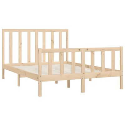 vidaXL Bedframe massief hout 150x200 cm