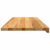 vidaXL Vensterbanken 2 st 100x40x2 cm massief eikenhout lichtbruin
