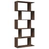 vidaXL Kamerscherm / boekenkast 5-laags 70x24x161 cm hout bruin eiken