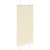 vidaXL Pliss&eacute; rolgordijn 60x150 cm stofbreedte 59,4 cm polyester cr&egrave;me