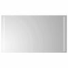 vidaXL LED Badkamer Spiegel Transparant 70 x 40 cm gehard glas