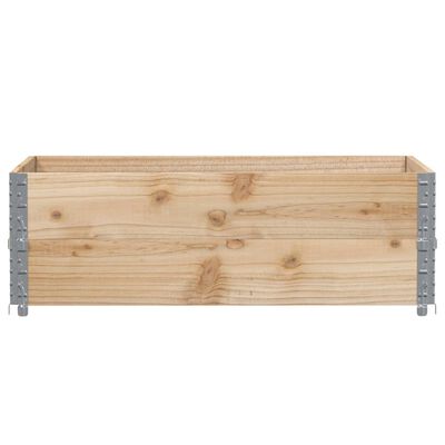 vidaXL Palletopzetranden 2 st 120x80 cm massief grenenhout