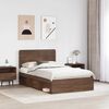 vidaXL Bedframe Bruin Eiken 120 x 190 cm Massief grenenhout