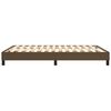 vidaXL Boxspring bed stof donkerbruin 140x200 cm