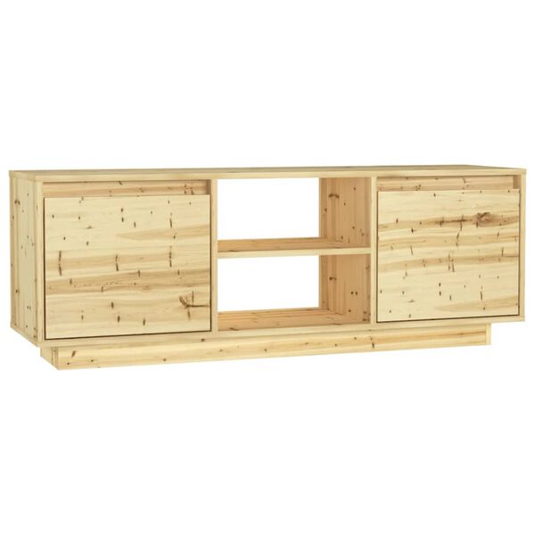 vidaXL Tv-meubel 110x30x40 cm massief vurenhout