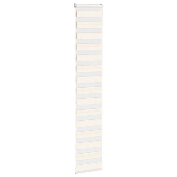 vidaXL Zebra rolgordijn 45x230 cm stofbreedte 40,9 cm marmerbeige